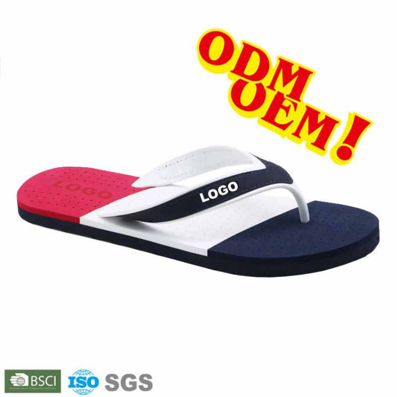 Spersonalizowane logona świeżym powietrzu letnia plaża hurtowa gorąca sprzedaż mężczyzn Pvc Pasek PCW swobodny komfort sport Eva Flip Flip Flipflops kapcie